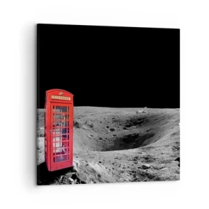 Impression sur toile - Image sur toile - Une blague cosmique - 50x50 cm