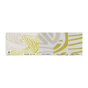 Échantillon de Papier Peint Premium Sand - Une composition au léger virage - Minimalisme, Morceau, Brillant - 100x30 cm