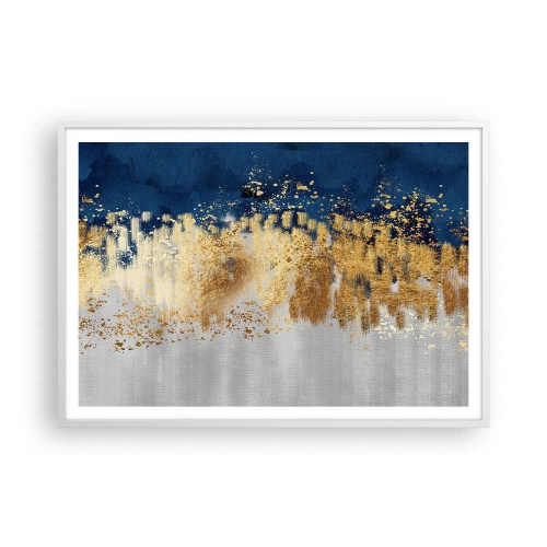 Affiche dans un cadre blanc - Poster - Une composition moderne et pétillante - 100x70 cm