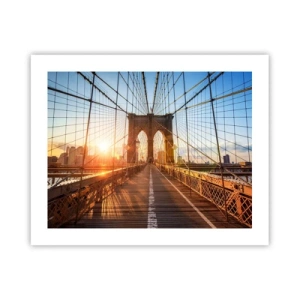 Affiche - Poster - Sur le pont d'or - 50x40 cm