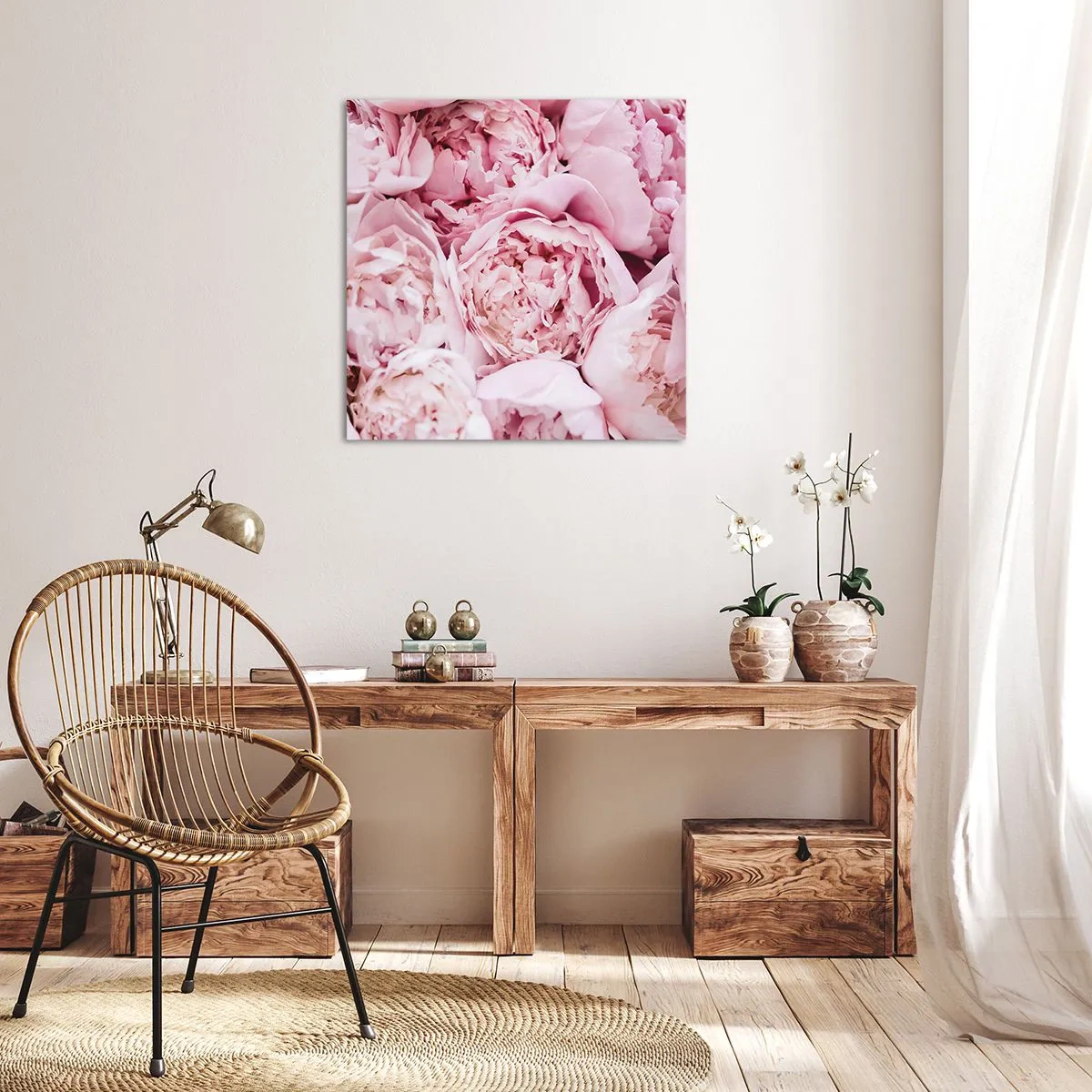 Impression sur toile - Image sur toile - Caliné et parfumé - 40x40 cm