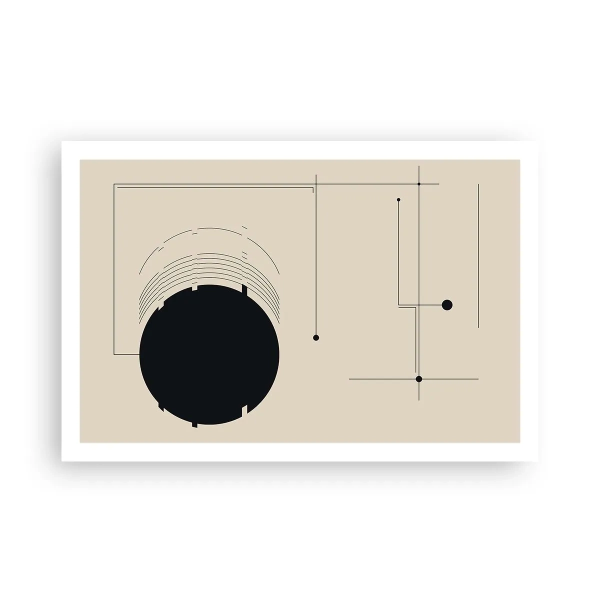 Affiche - Poster - Une composition flexible et dynamique - 91x61 cm