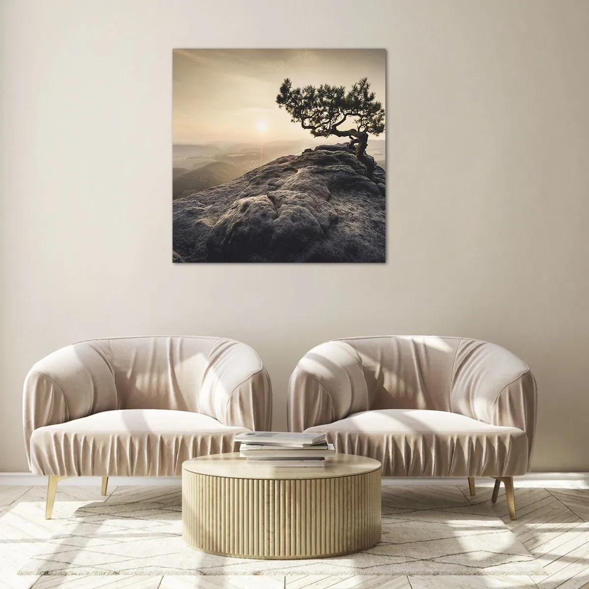 Impression sur verre - Image sur verre - La vie gagne toujours - 40x40 cm