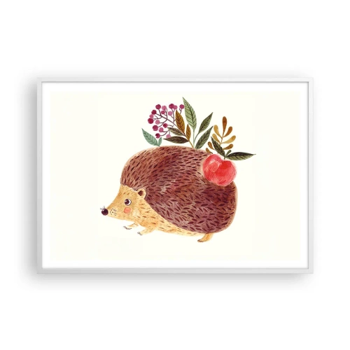 Affiche dans un cadre blanc - Poster - Et tu m’apprécies déjà - 100x70 cm