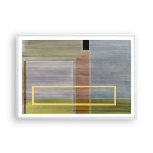 Affiche dans un cadre blanc - Poster - Simple et calme - 100x70 cm