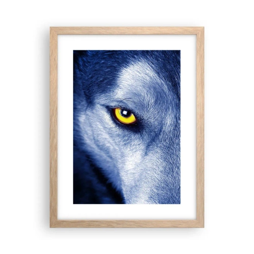 Affiche dans un chêne clair - Poster - Regars hypnotique - 30x40 cm