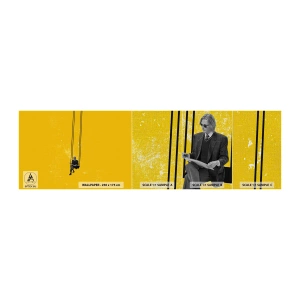 Échantillon de Papier Peint Premium Canvas - Un jour comme tous les jours - Art moderne, Balançoire, Homme - 100x30 cm