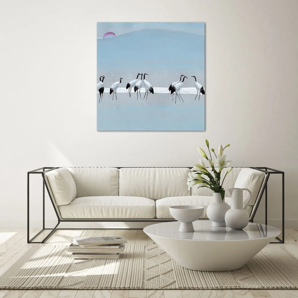 Impression sur verre - Image sur verre - Après une chaude journée - 70x70 cm