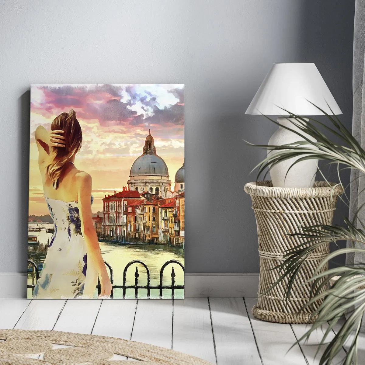 Impression sur toile - Image sur toile - Pour une aventure c'est uniquement dans ... - 45x80 cm
