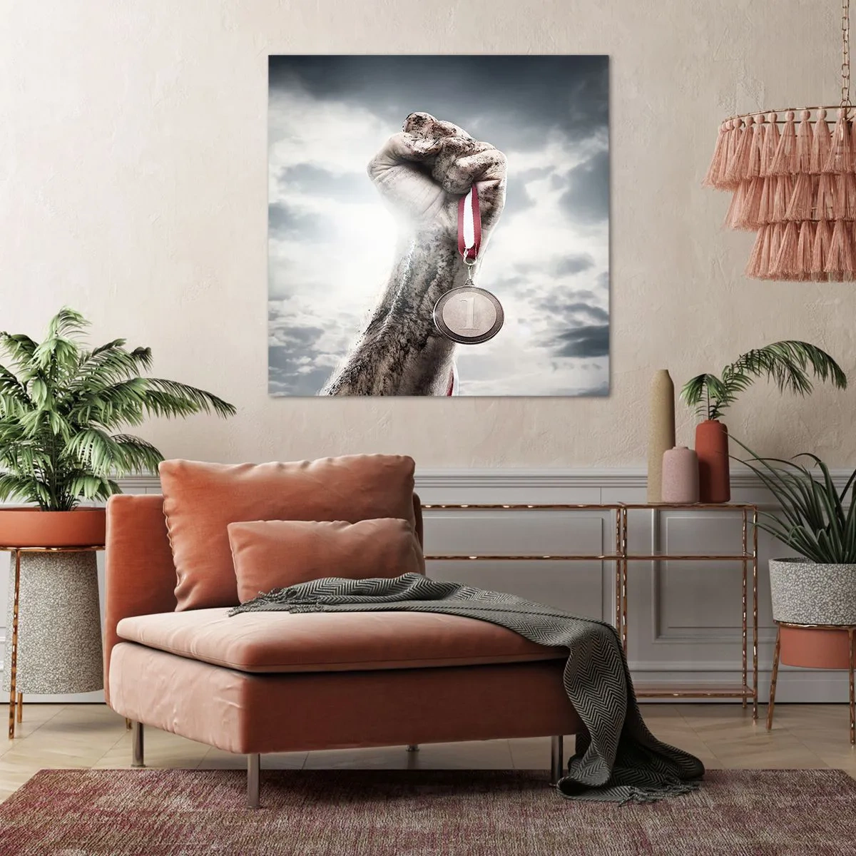 Impression sur toile - Image sur toile - Per aspera ad astra - 60x60 cm