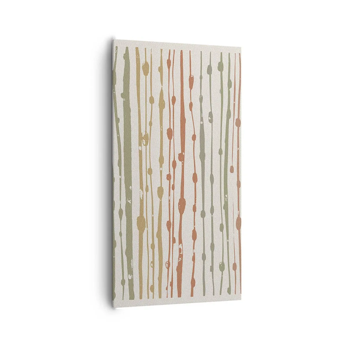 Impression sur toile - Image sur toile - Notation musicale des couleurs - 65x120 cm