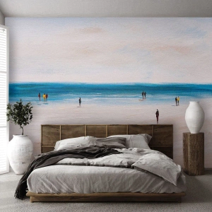 Papier Peint Photo Premium Sand - Un besoin naturel - Plage, Personnes, Minimalisme - 500x350 cm