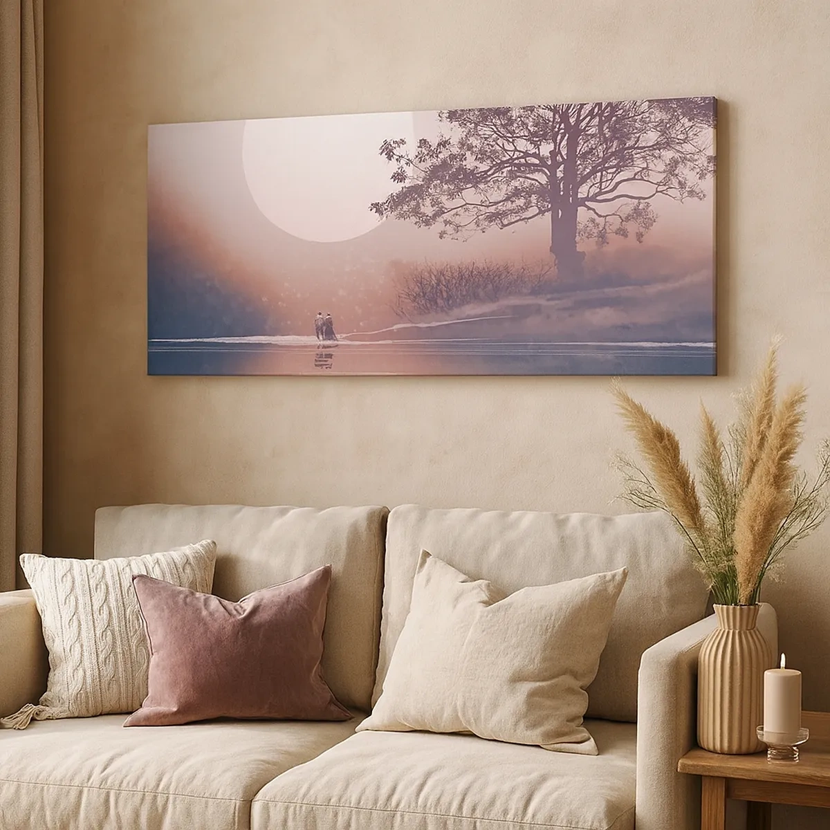 Impression sur toile - Image sur toile - Merveilles de la nuit - 30x30 cm