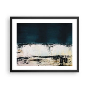 Affiche dans un cadre noir - Poster - Composition horizontale - 50x40 cm