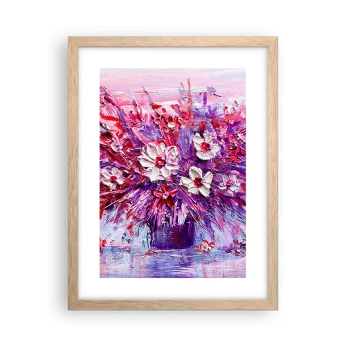 Affiche dans un chêne clair - Poster - Innocence et passion - 30x40 cm