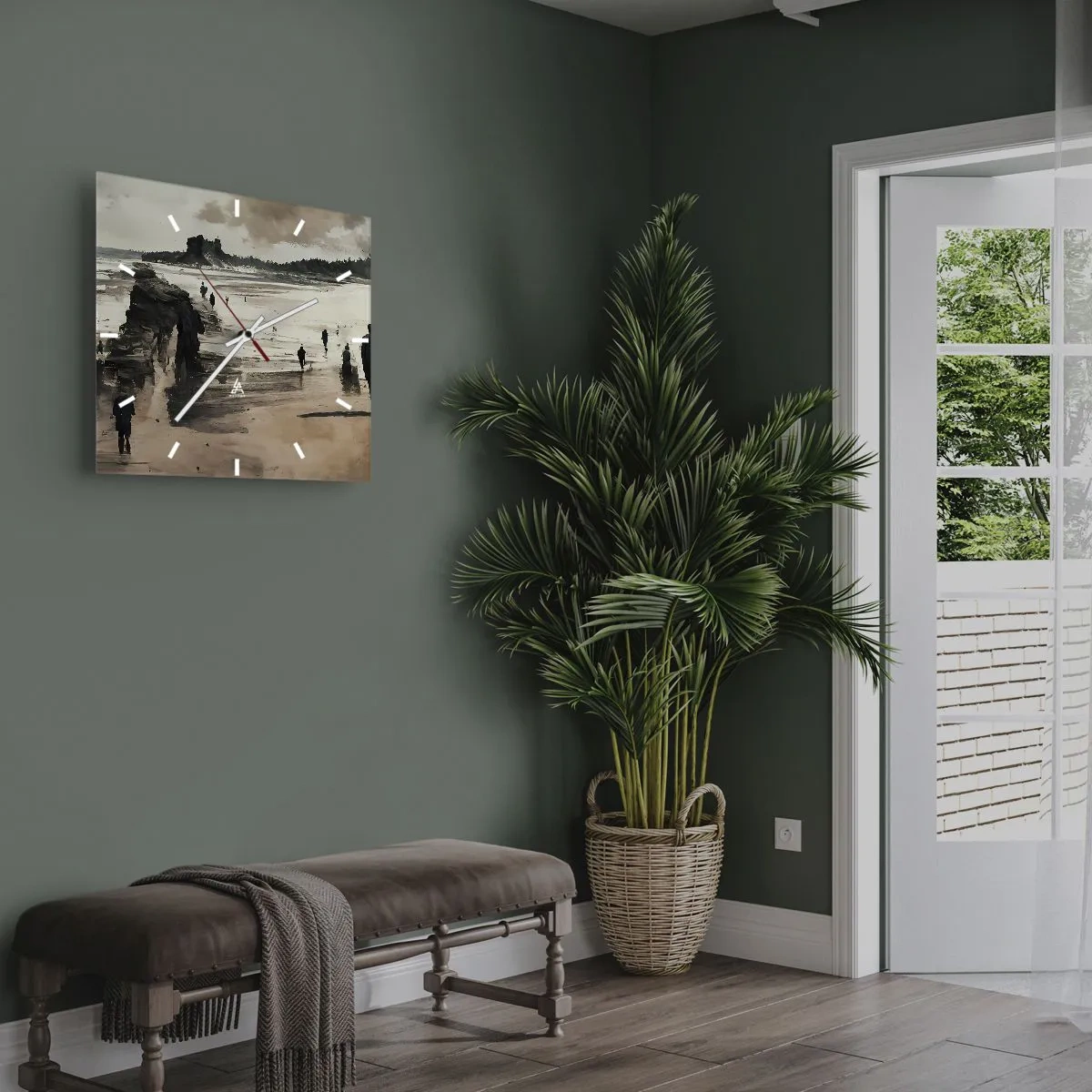 Horloge murale - Pendule murale - Invoqué - 40x40 cm