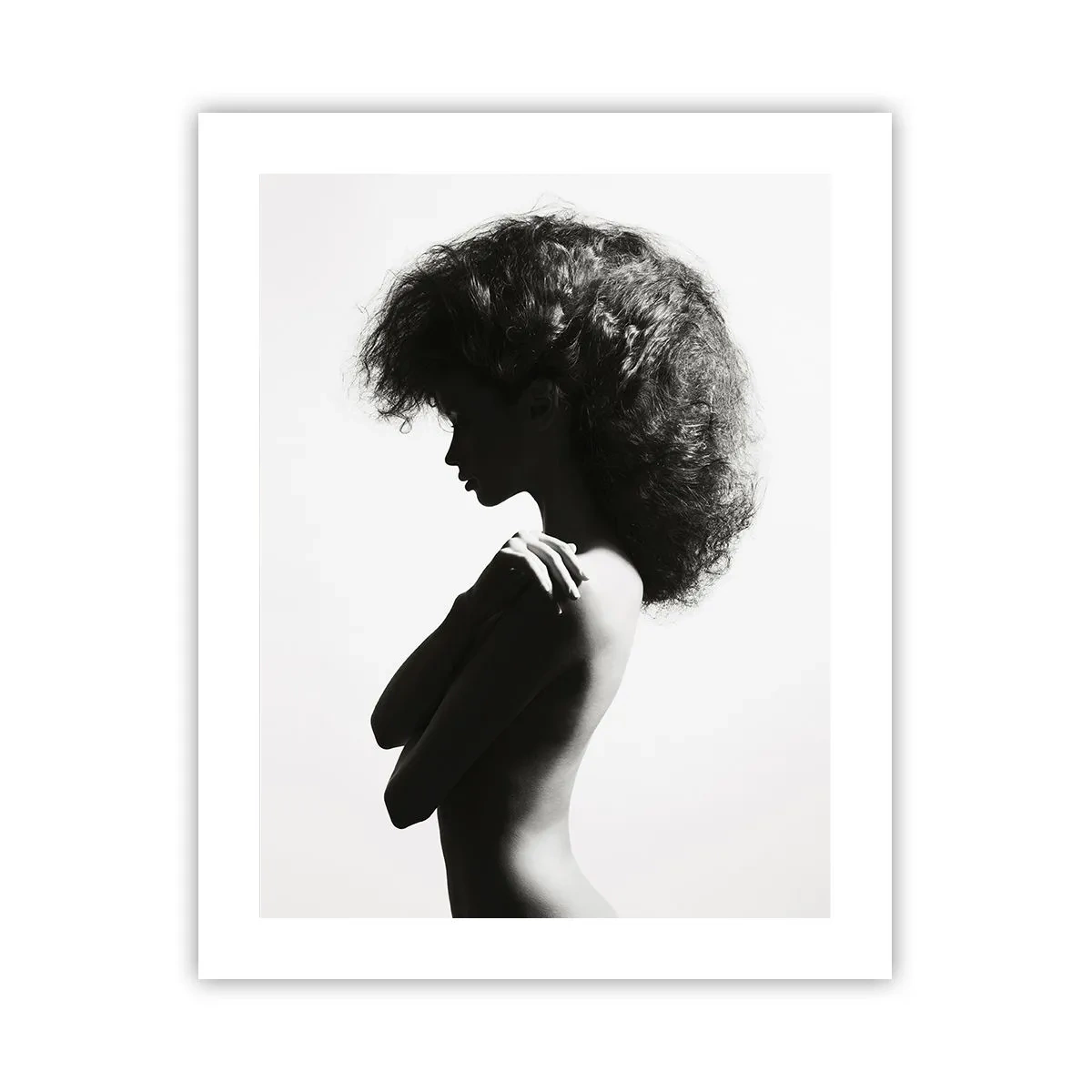 Affiche - Poster - Comme une fleur au bout d'une fine tige - 40x50 cm