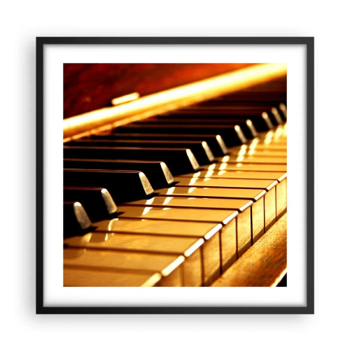 Affiche dans un cadre noir - Poster - Des possibilités infinies - 50x50 cm