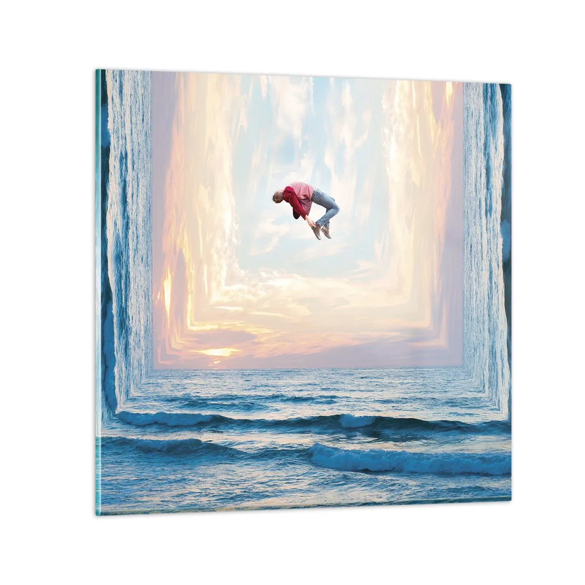 Impression sur verre - Image sur verre - Vers une autre dimension - 70x70 cm