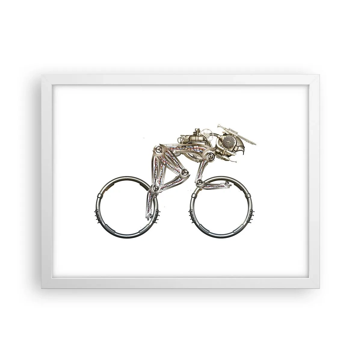 Affiche dans un cadre blanc - Poster - Machine exceptionnelle - 40x30 cm