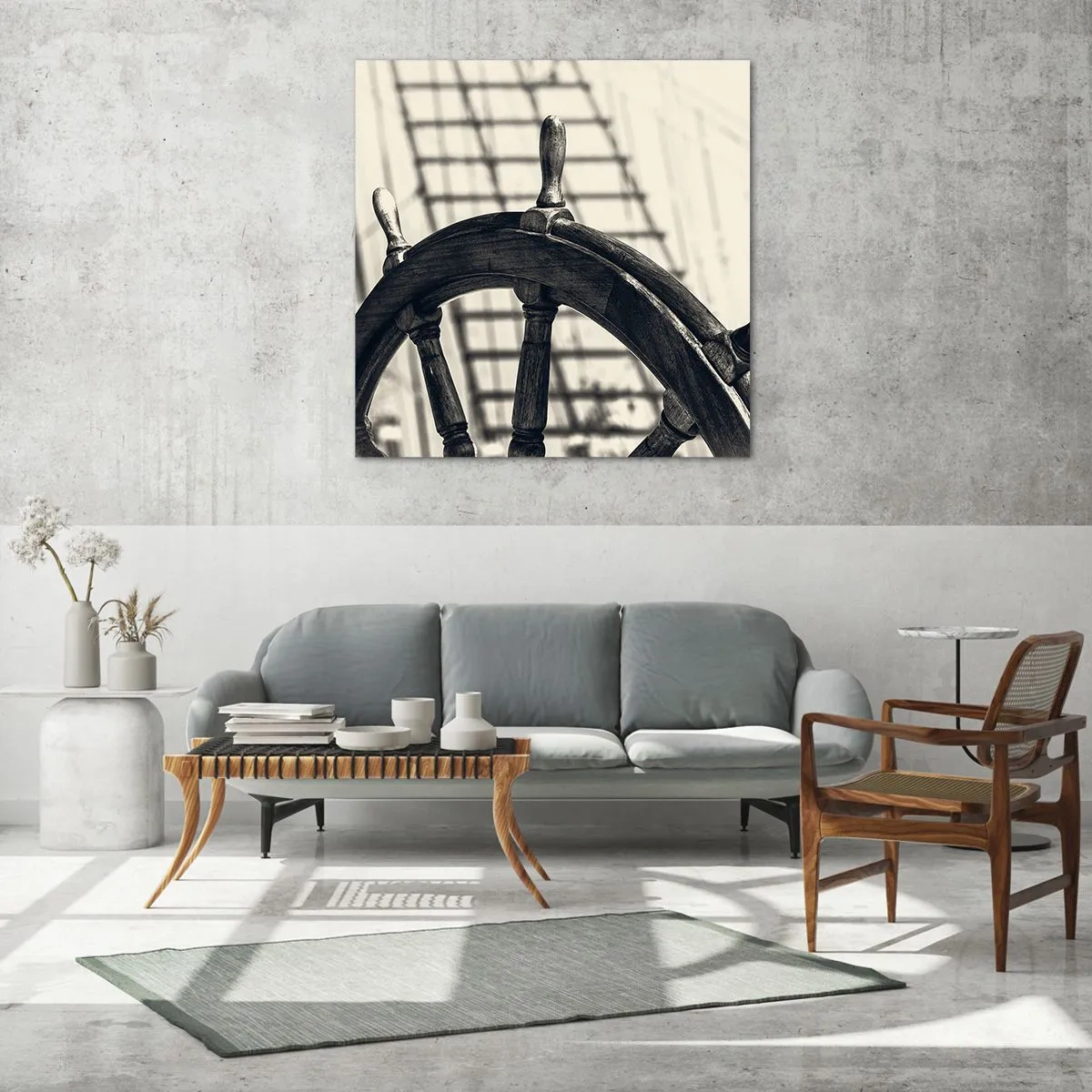 Impression sur verre - Image sur verre - Histoires de mer - 60x60 cm