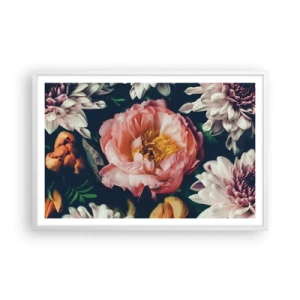 Affiche dans un cadre blanc - Poster - Splendeur baroque - 91x61 cm