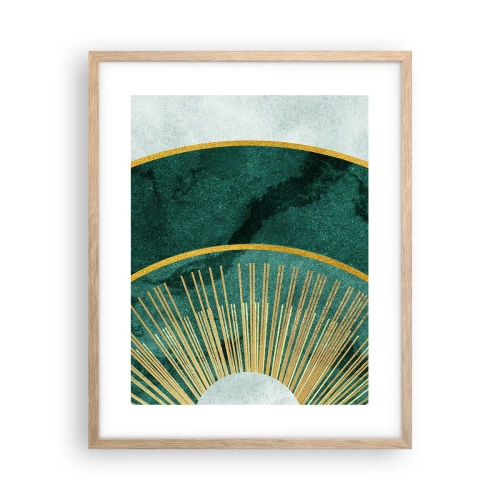 Affiche dans un chêne clair - Poster - Un autre système solaire - 40x50 cm