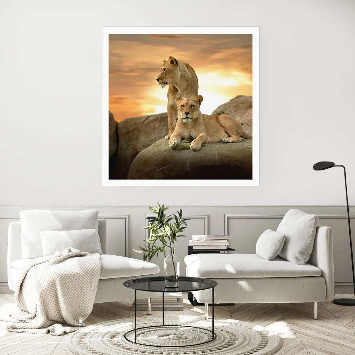 Affiche - Poster - Majesté royale - 60x60 cm