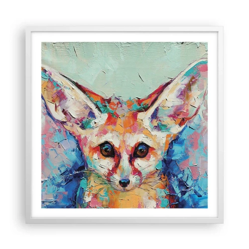 Affiche dans un cadre blanc - Poster - Etes-vous prêts pour moi? - 60x60 cm