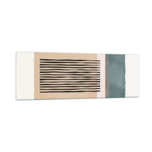 Impression sur verre - Image sur verre - Tout est en ordre - 90x30 cm