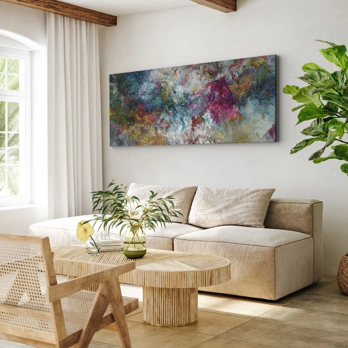 Impression sur toile - Image sur toile - En pleine floraison - 90x30 cm