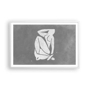 Affiche dans un cadre blanc - Poster - En pensée - 91x61 cm