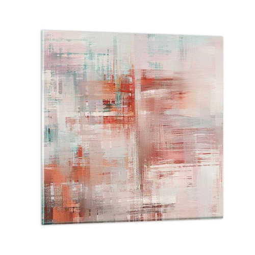 Impression sur verre - Image sur verre - Brumeux. Mais rose - 30x30 cm