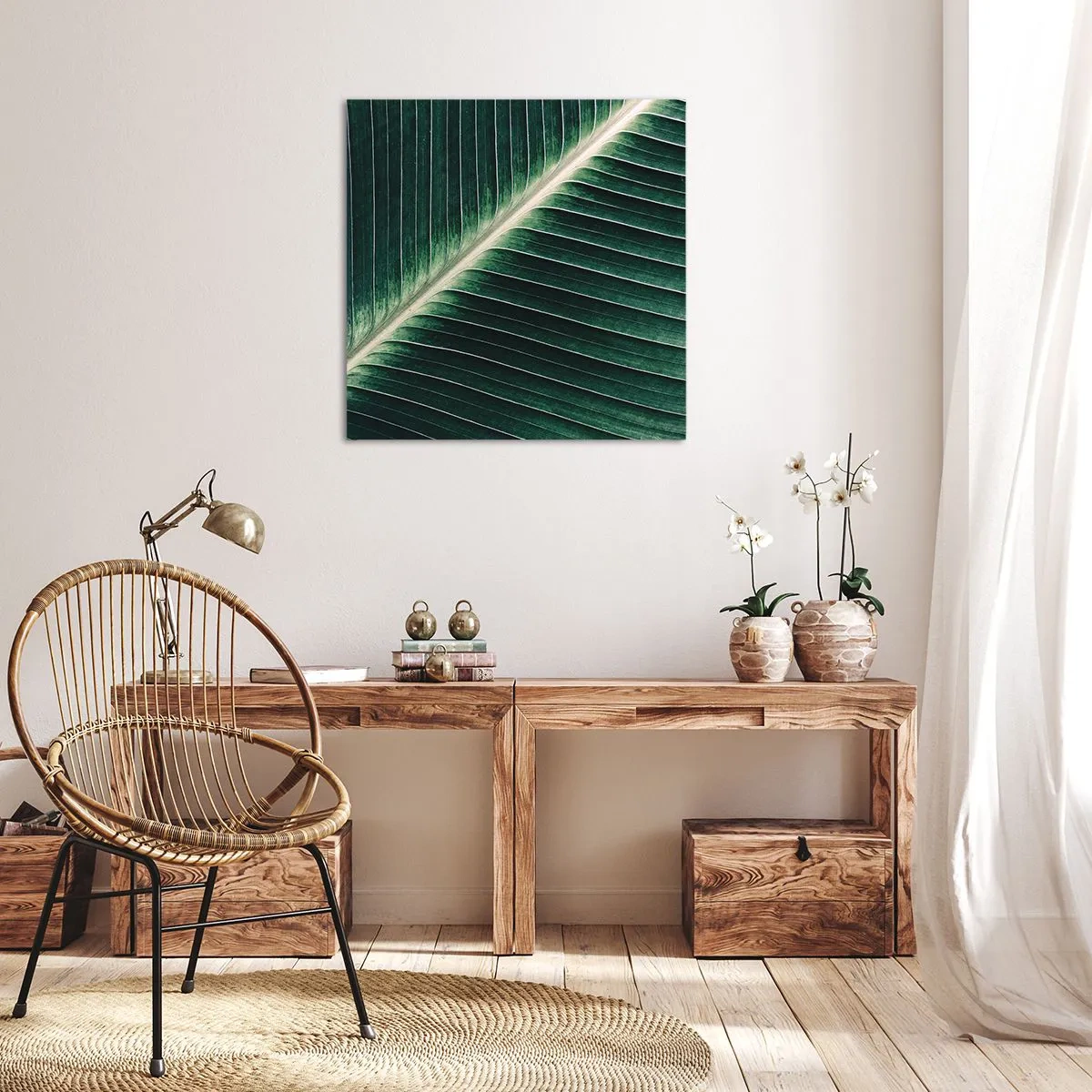 Impression sur toile - Image sur toile - Le rythme de la nature - 30x30 cm
