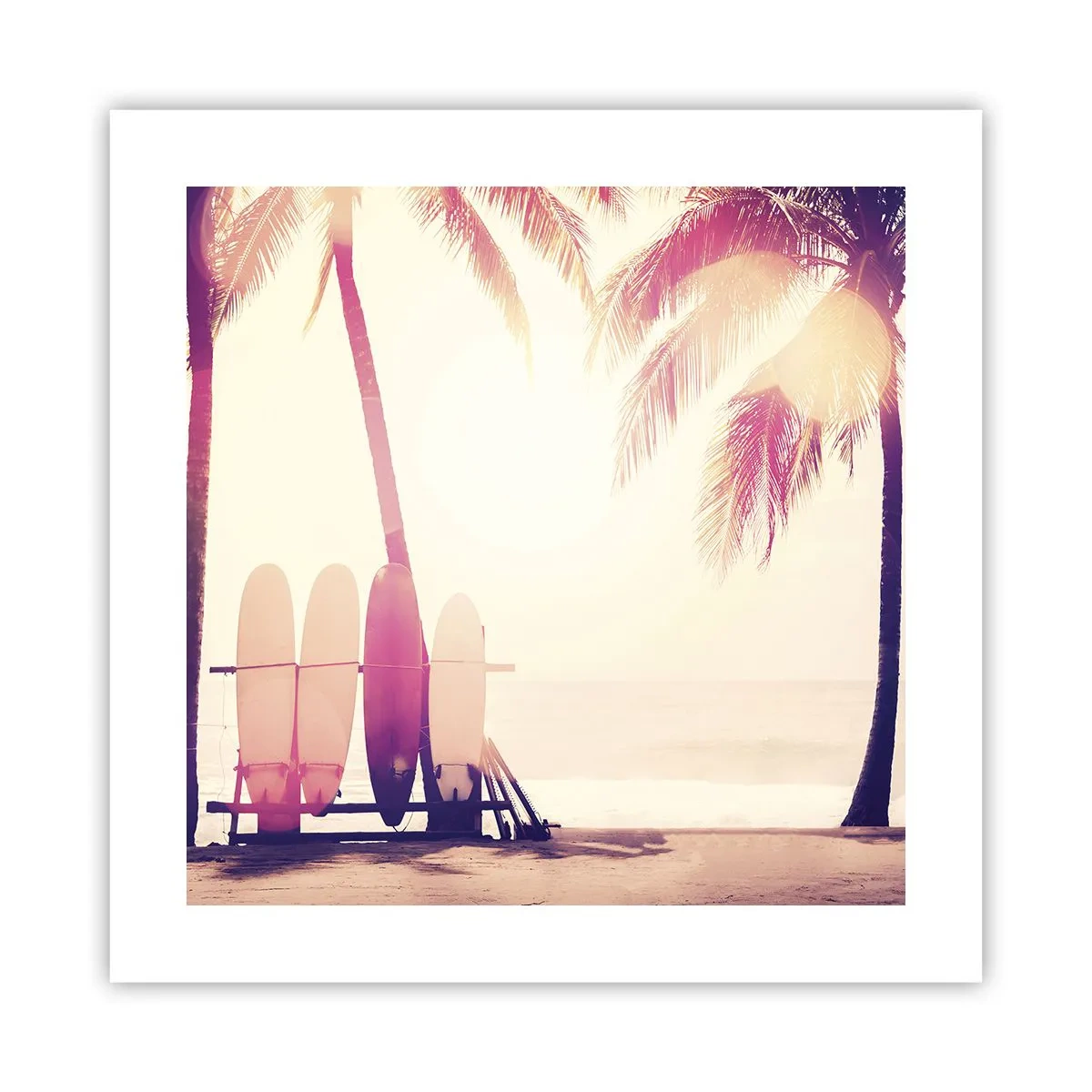 Affiche - Poster - Ca va être une journée magnifique - 40x40 cm