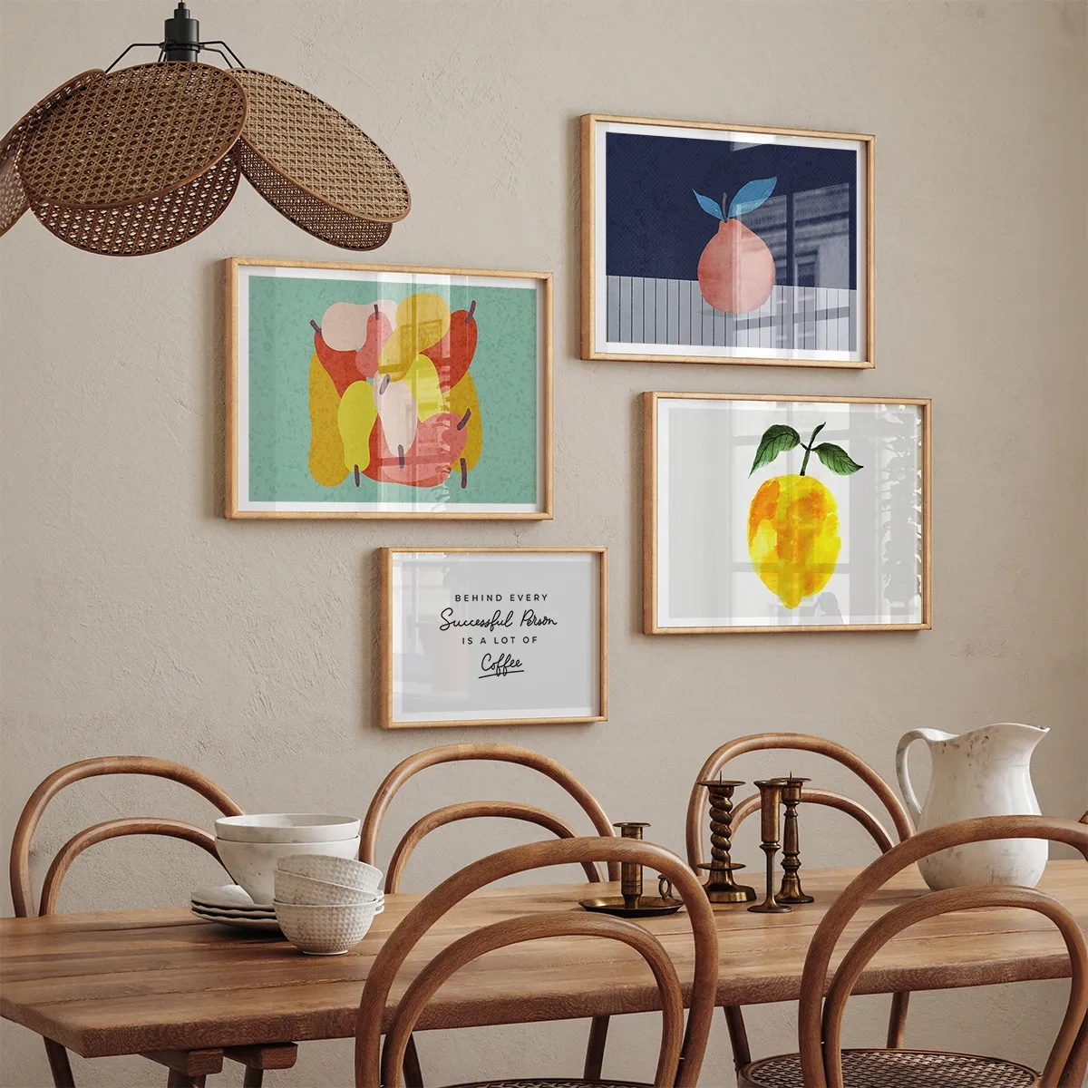 Modern kitchen - Inspiration pour la salle à manger