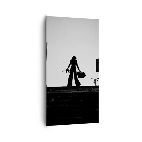 Impression sur toile - Image sur toile - Pèlerinage urbain - 65x120 cm