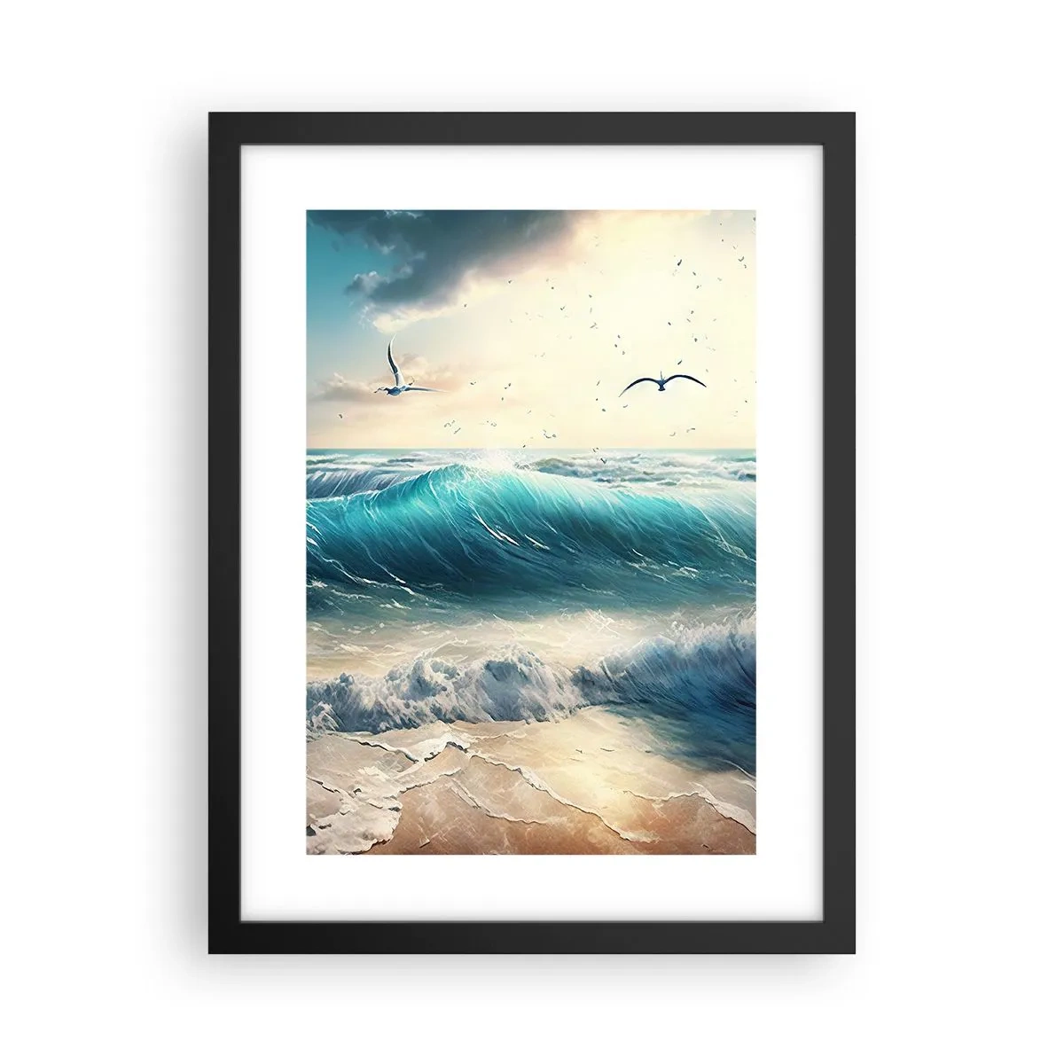 Affiche dans un cadre noir - Poster - Ça bourdonne seulement pour toi - 30x40 cm