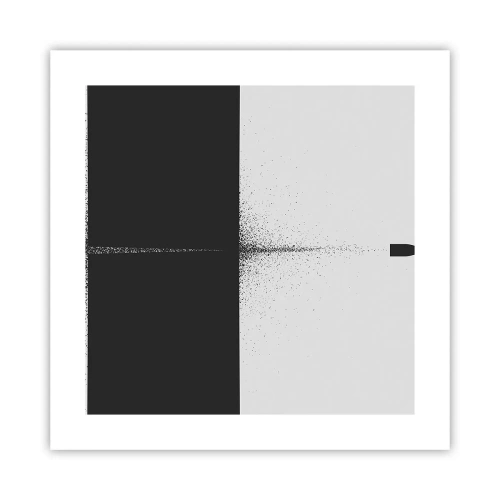 Affiche - Poster - Droit au but - 40x40 cm