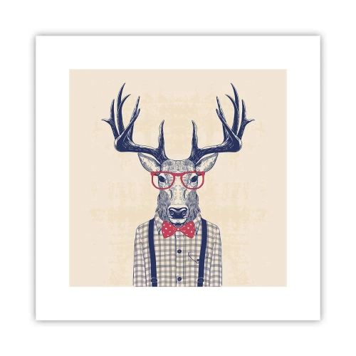 Affiche - Poster - Une extravagance amusante - 30x30 cm