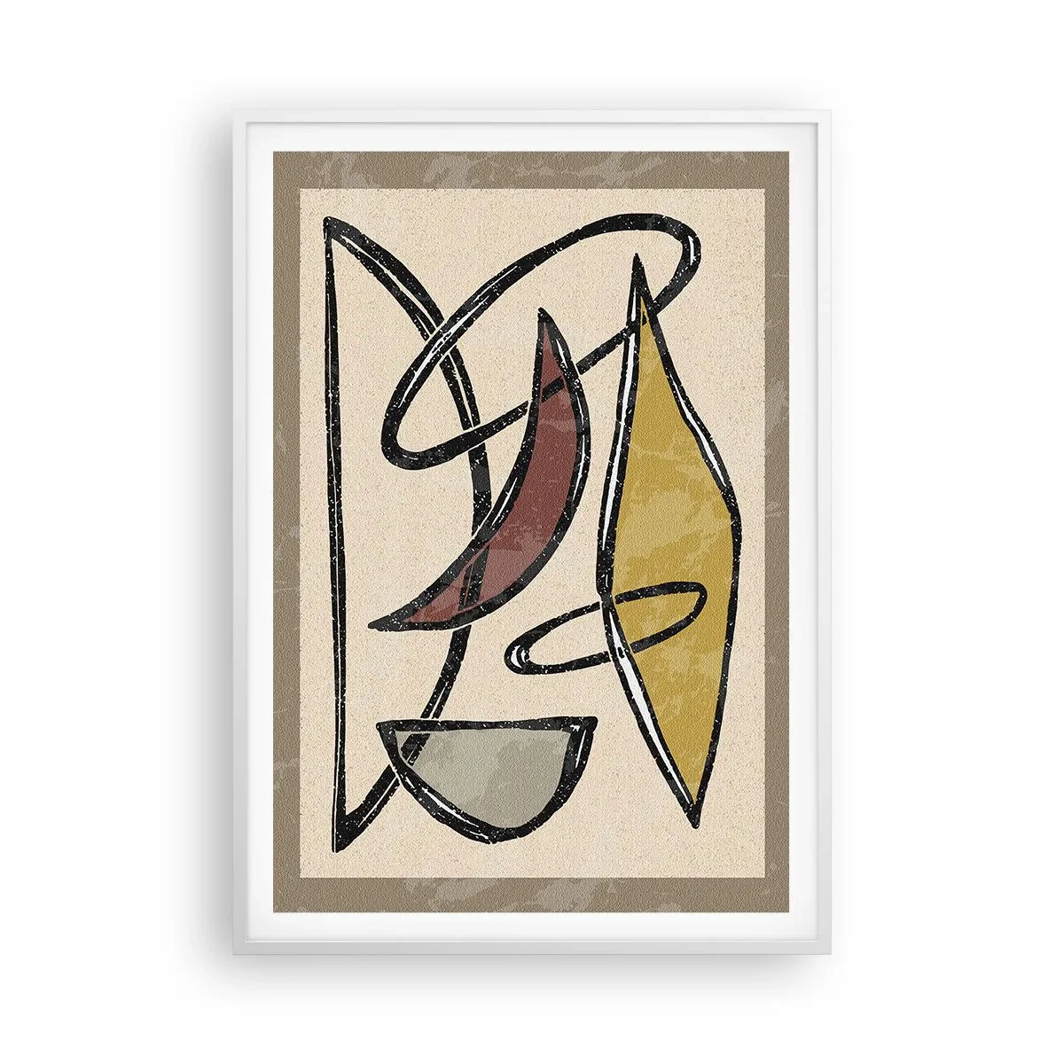 Affiche dans un cadre blanc - Poster - Verticales et horizontales - 70x100 cm