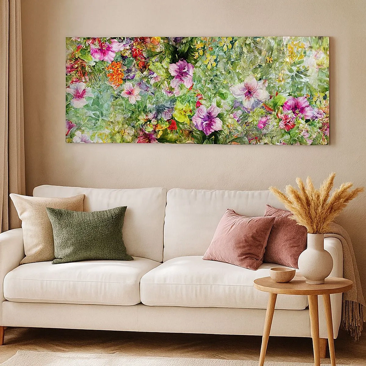 Impression sur toile - Image sur toile - En fleurs pour la perdition - 100x40 cm