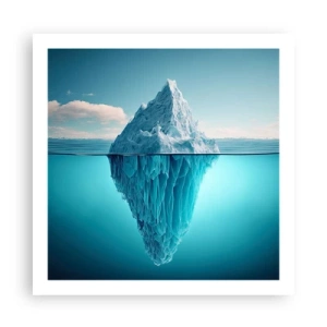 Affiche - Poster - Reine de Glace - 60x60 cm