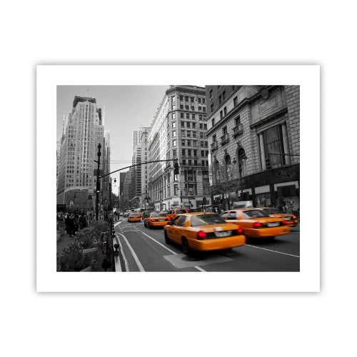 Affiche - Poster - Soleil des grandes villes - 50x40 cm