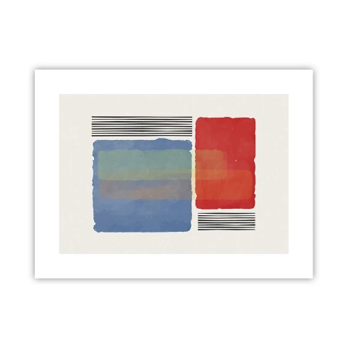 Affiche - Poster - Esprit et lettre de la géométrie - 40x30 cm