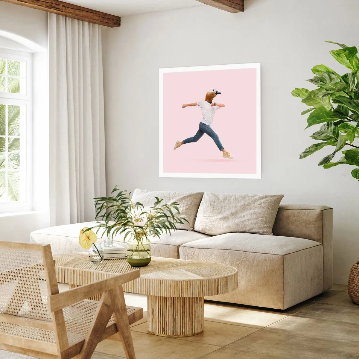 Affiche - Poster - Une pincée d'absurdité - 30x30 cm