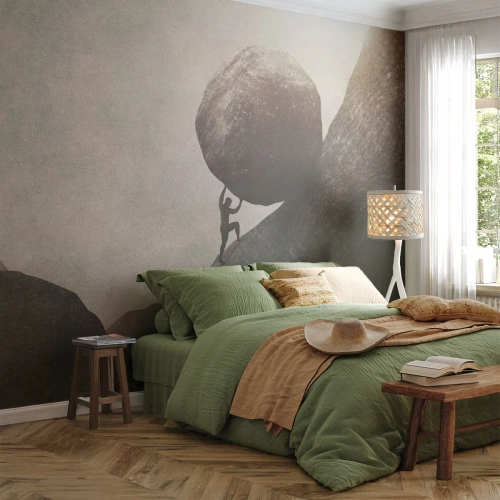 Papier Peint Photo Premium Canvas - Je crois contre tout espoir - Abstraction, Morceau, Forcer - 250x175 cm