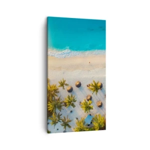 Impression sur toile - Image sur toile - Bienvenue au paradis - 45x80 cm