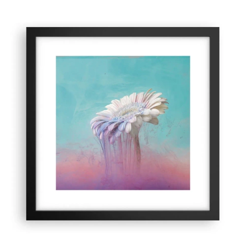 Affiche dans un cadre noir - Poster - Le monde souterrain des fleurs - 30x30 cm