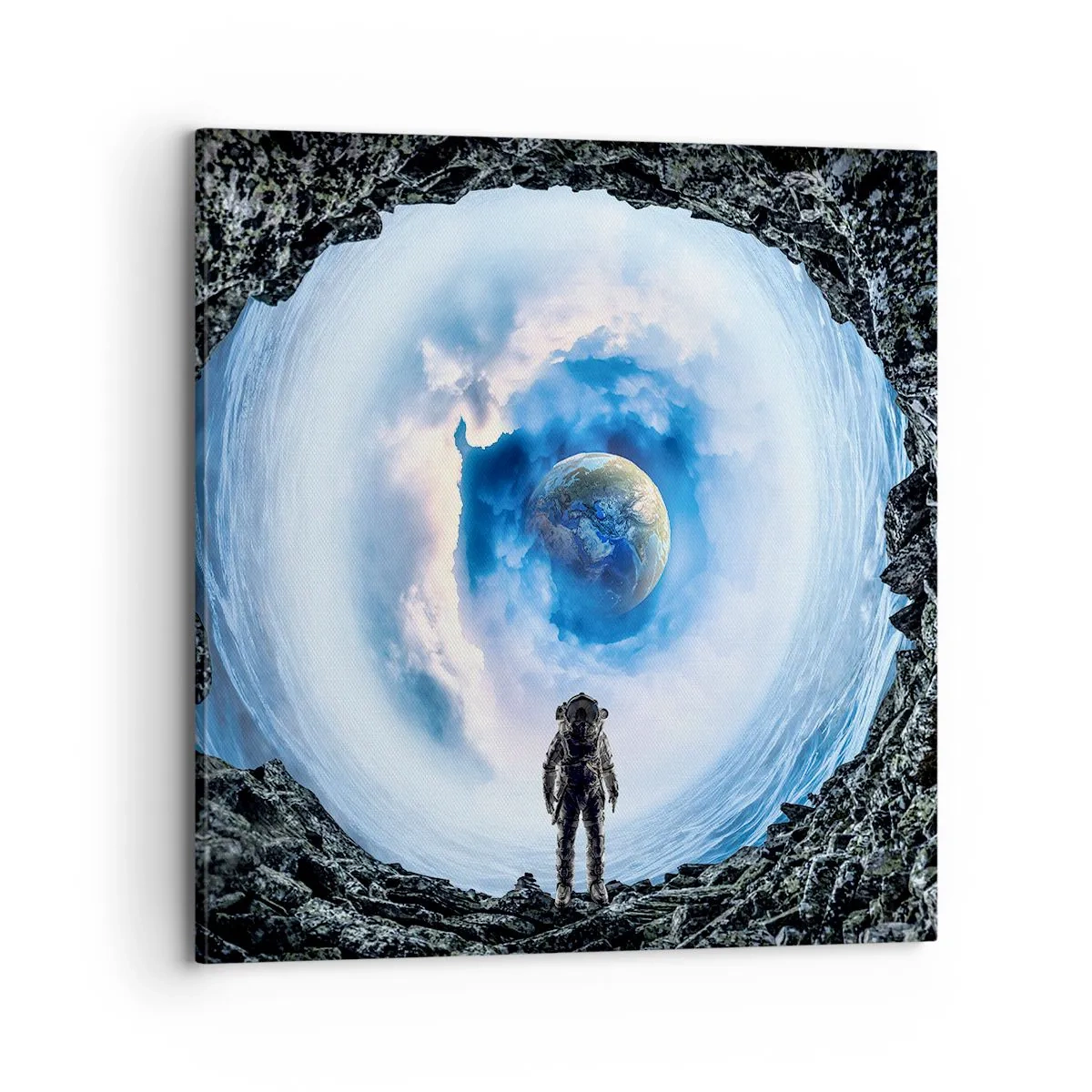 Impression sur toile - Image sur toile - Plus très loin de la maison - 70x70 cm